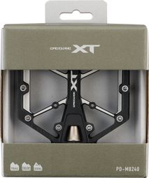Paire de Pédales Plates Shimano Deore XT PD-M8240 Noir — vue 7