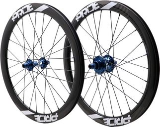 Paire de Roues Carbone Expert Pride Gravity Control Bleu