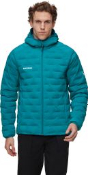 Mammut Sender In Hooded Daunenjacke Blau Männlich