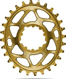 AbsoluteBlack Narrow Wide Oval Chainring Direct Mount Boost Sram 12S Gold