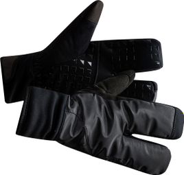 CRAFT Sib riens Guantes 3 dedos de negro caliente