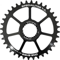 PLATEAU VTT DIRECT MOUNT  POUR SHIMANO XTR M9100 - XT M8100 - SLX M7100 TA ONE SH52 36DTS COMP M900 10-11-12V. NOIR