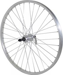 ROUE VTT 24  ARRIERE ALU MOY ALU BLOCAGE ROUE LIBRE 7-6V.