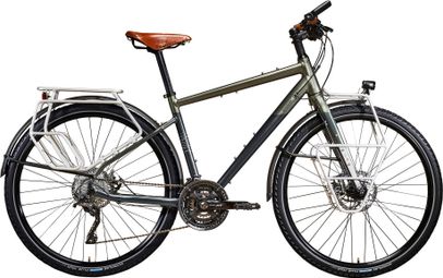 Riverside Touring 900 Reiserad Shimano XT 10S 700mm Grau / Dunkelgrün 2021