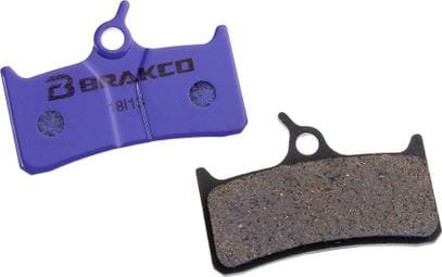 Plaquettes BRAKCO Tranquilla SHIMANO DEORE XT (BR-M755) / GRIMECA SYSTEM 8 / SRAM 9.0 / Hope Mono M4 callipers