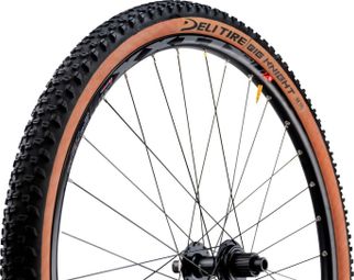 Pneu vtt 27.5x2.10 tr Deli big knight noir/marron tan sa-258 (54-584)