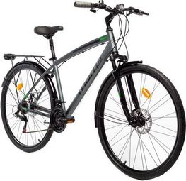 Moma Bikes Bicicleta Trekking / Paseo SHIMANO TREKKING PRO M 28', Alu, 21V, Susp. Delant. ( Varias Tallas) 