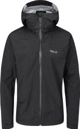 Rab Downpour Plus 2.0 Waterdichte Jas Zwart Heren