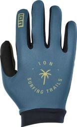 ION Logo MTB Handschoenen Cosmic Blue Unisex