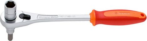 Unior 3/8'' omkeerbare ratelsleutel 14 mm met dopsleutel