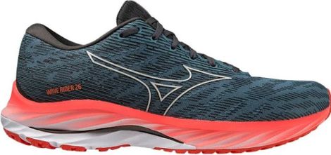 Mizuno Wave Rider 26 Running Shoes Blue Red