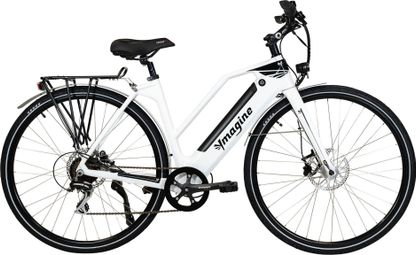 Vélo électrique Vadrouilleur 21.1 - Full carbone - Autonomie 100Km - Blanc