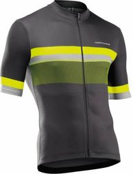Maillot Manches Courtes Northwave Blade Gris / Jaune Fluo