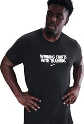 Nike Men's short-sleeved T-shirt Black