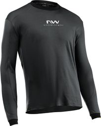 Heren-Trui met lange mouwen Northwave Sharp Zwart/Wit