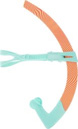 Aquasphere Focus snorkels Light blue/Orange