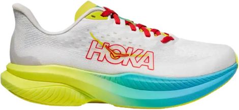 Hoka Mach 6 IronMan Running Shoes White Multi-color Uomo