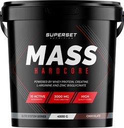 Mass Hardcore (4 5kg) - Superset Nutrition - Chocolat -  Gainers