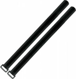 Lot de 2 Sangles Velcro SKS pour Explorer Exp Framebag / Speedrocker / Mudrocker / Veloflexx Noir