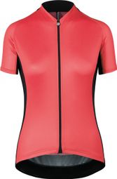 Maglia manica corta da donna Assos UMA Summer GT rosa / nera