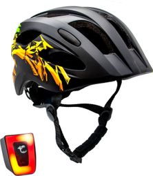 Casque de Vélo pour enfants de 6 à 12 ans | Graffiti Noir| Certifié EN1078