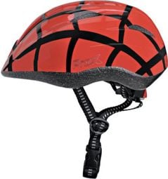 Casque de vélo pour enfant - Spider Rouge Noir - Casque enfant