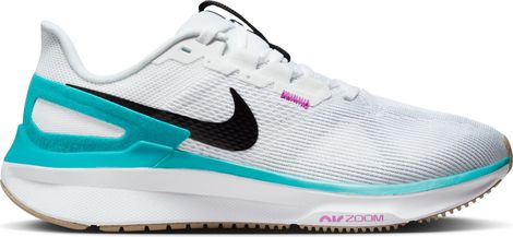 Chaussures de Running Femme Nike Air Zoom Structure 25 Blanc Bleu
