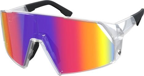 Scott Pro Shield Transparant/Teal Chrome Goggles