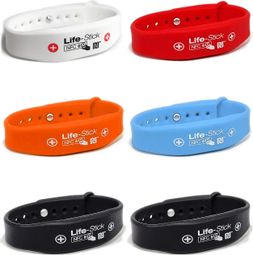 Pack TRIBU de 6 Bracelet OUTDOOR - Contient vos informations vitales et contacts d'urgence