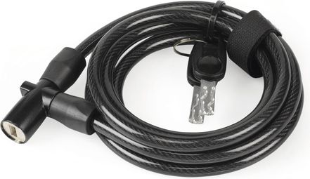 XLC LO-L14 Spiral Cable Lock 8x1800mm Black