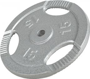 Disques en fonte avec poignées  - 31 mm - Gris - De 0 5 KG à 20 KG - Poids : 15 KG