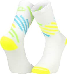 Socken BV Sport Light Run ''Miami'' Gelb/Grün