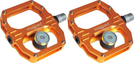 Par de pedales magnéticos Magped Sport 2 150N naranja