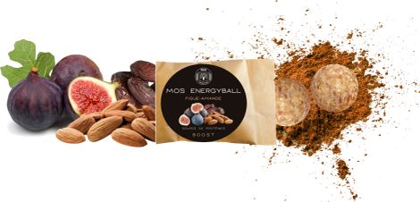 MOS EnergyBall Boost Snack proteico Fico / Mandorla 34g