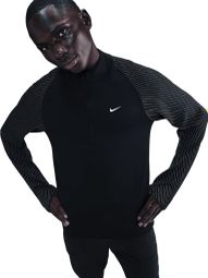Nike Heren Zwart 1/2 Zip Top