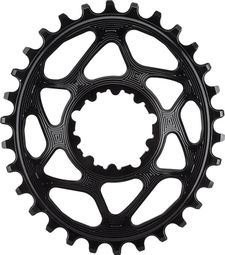 AbsoluteBlack Narrow Wide Oval Chainring Direct Mount Boost Sram 12S Black