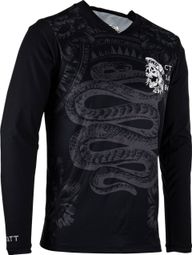 Maillot de manga larga Leatt MTB Gravity 3.0 Negro