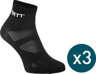 Pack 3 Socks 7.5cm Neatt 39-42 Black