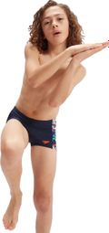Maillot de bain Enfant Speedo Allover Panel bleu marine/bleu