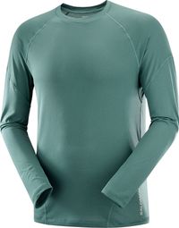 Maillot Manches Longues Salomon Cross Run Vert