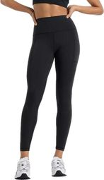 Dames 3/4 New Balance Sleek Pocket High Rise Zwarte panty