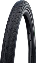 Schwalbe Road Cruiser Plus 24 '' Tubetype Rígido Neumático PunctureGuard Compuesto verde Paredes laterales Reflex E-Bike E-25