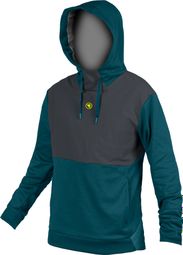 Sweat à Capuche Endura Trailster Tech Hoodie Bleu