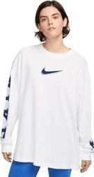 Nike Sportswear White Long Sleeve T-Shirt Wit