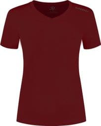 T-Shirt De Sport Manches Courtes Rogelli - Femme - Bordeaux