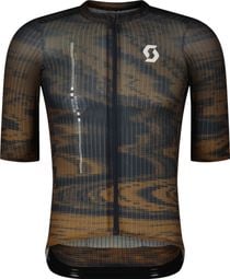 Maillot Manches Courtes Scott Ultd. SL Marron/Bleu Homme