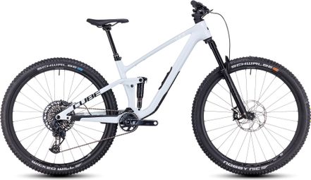 Cube Stereo One44 C:68X SLX Full Suspension MTB Sram GX Eagle AXS 12S 29'' Frost White