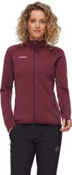 Mammut Aconcagua fleecejack rood voor dames