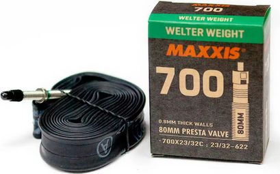 Cámara de aire <strong>Maxxis Welter Weight</strong> 700 mm Presta 80mm