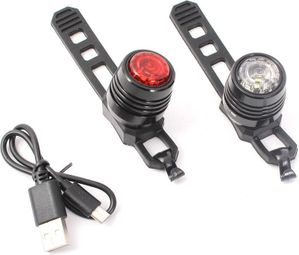 Set de lampes de vélo LED KHE M-Wave MINI